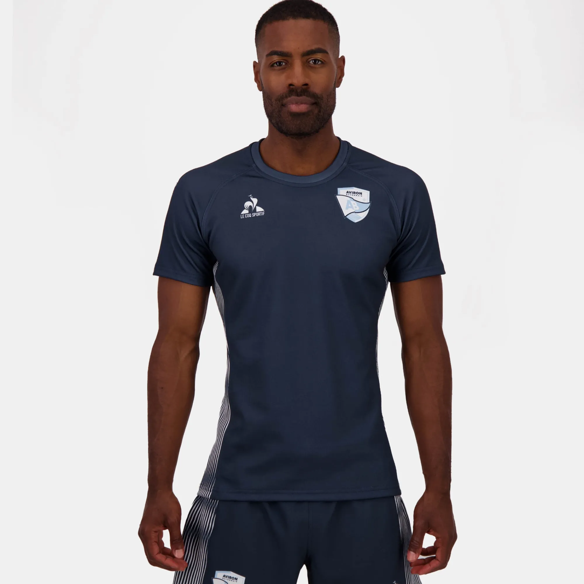 Sale Aviron Bayonnais - tenue d'entrainement T-shirt Homme Homme Rugby | Rugby