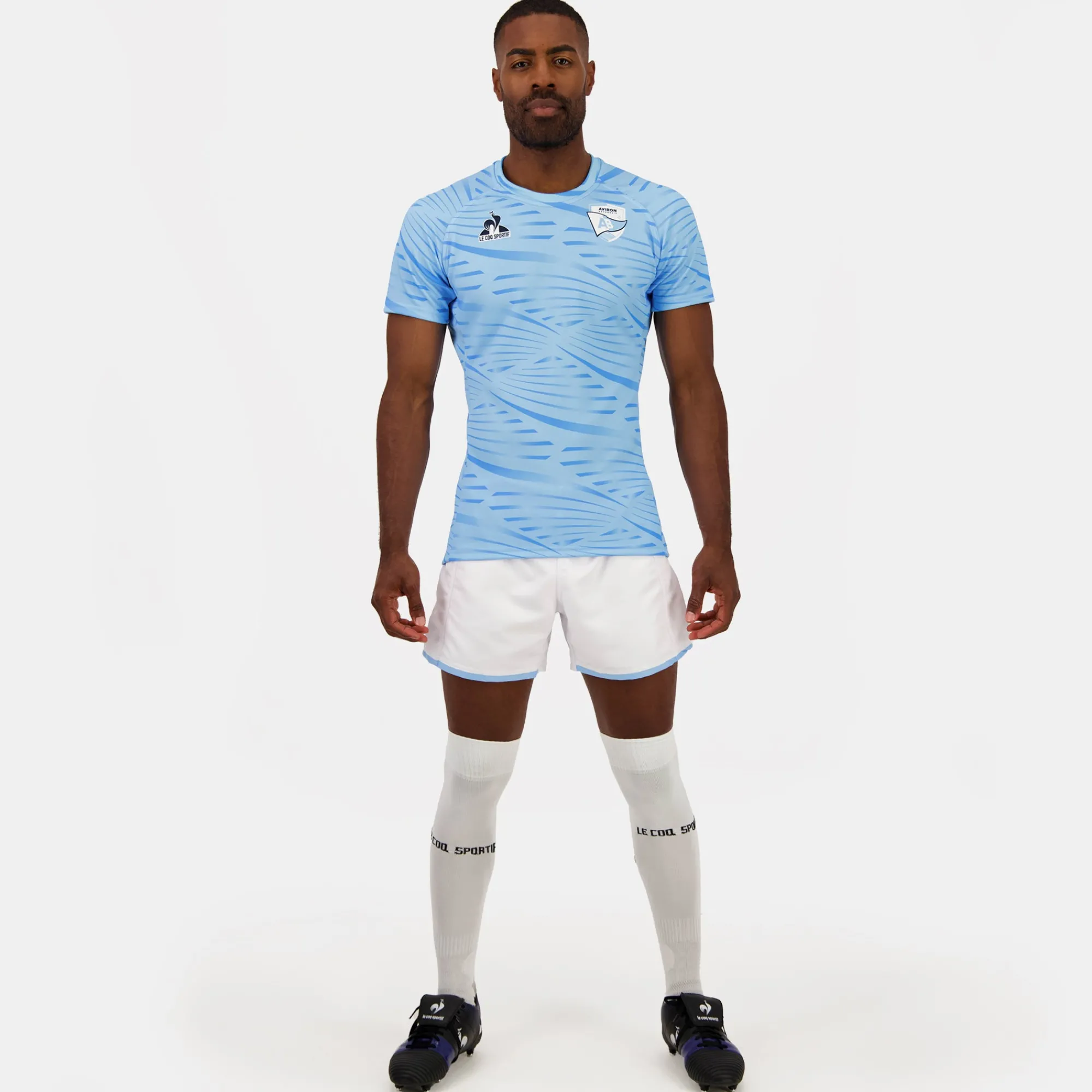 Cheap Aviron Bayonnais - tenue d'entrainement Maillot Pré match officiel Aviron Bayonnais Homme Homme Rugby | Rugby
