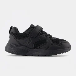 Clearance CHAUSSURES ENFANT Chaussures à scratch noires RUNNER enfant Enfant Enfant