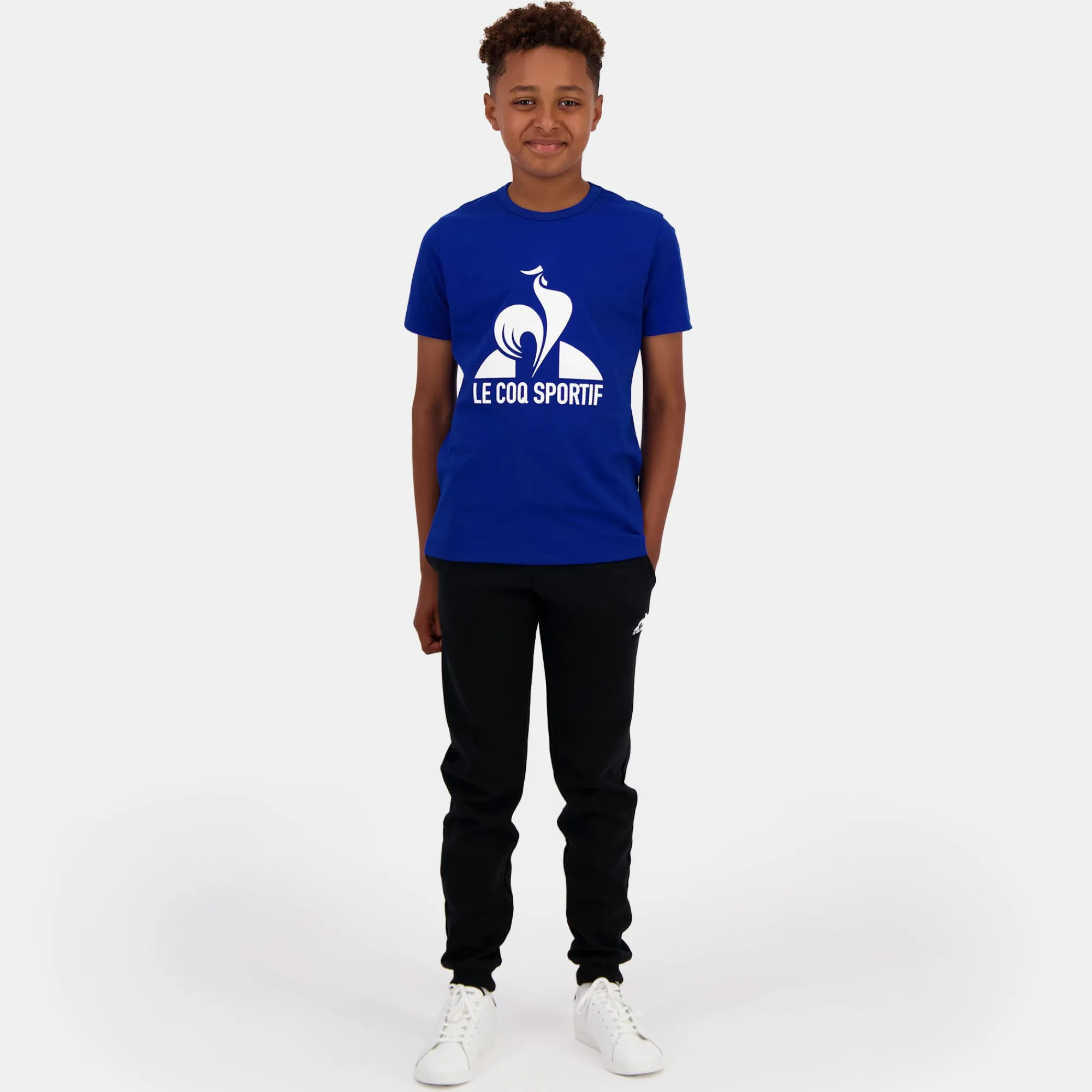 Shop Essentiels Pantalon Slim bleu marine Enfant Enfant Pantalons