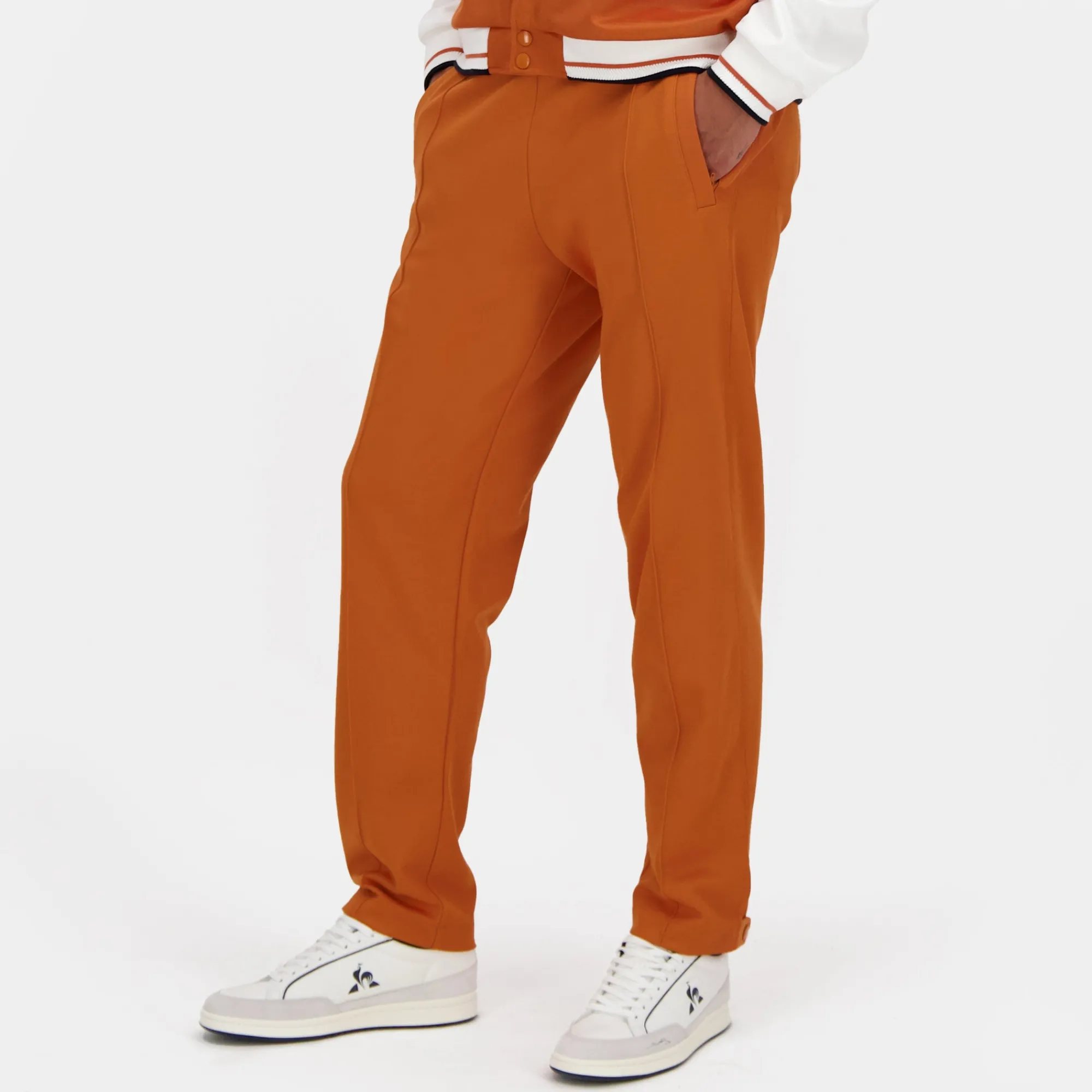 Shop Héritage Pantalon Fit Straight Bleu foncé Homme Homme Pantalons Et Joggings