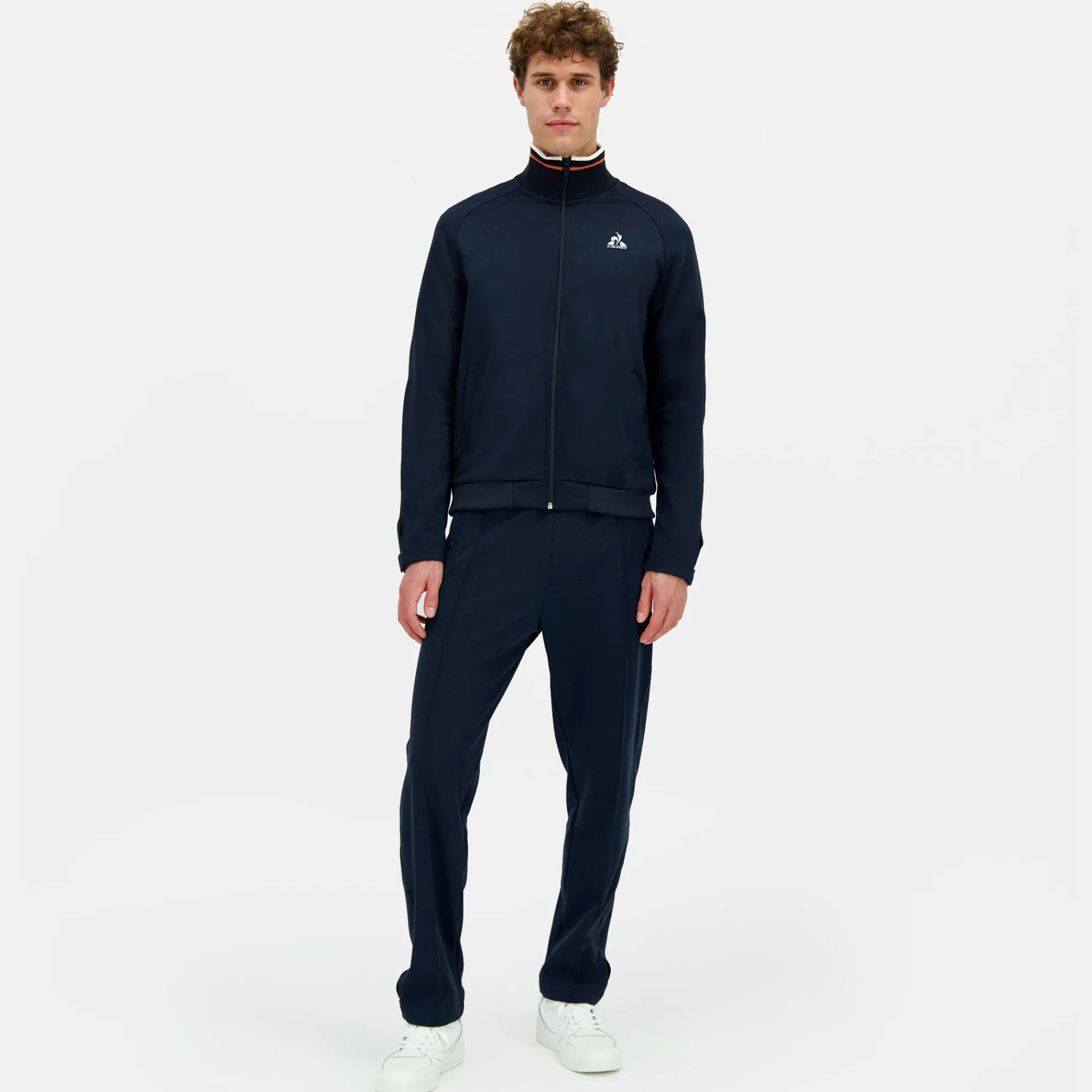 Hot Héritage Veste zippée bleu marine Homme Homme Sweats