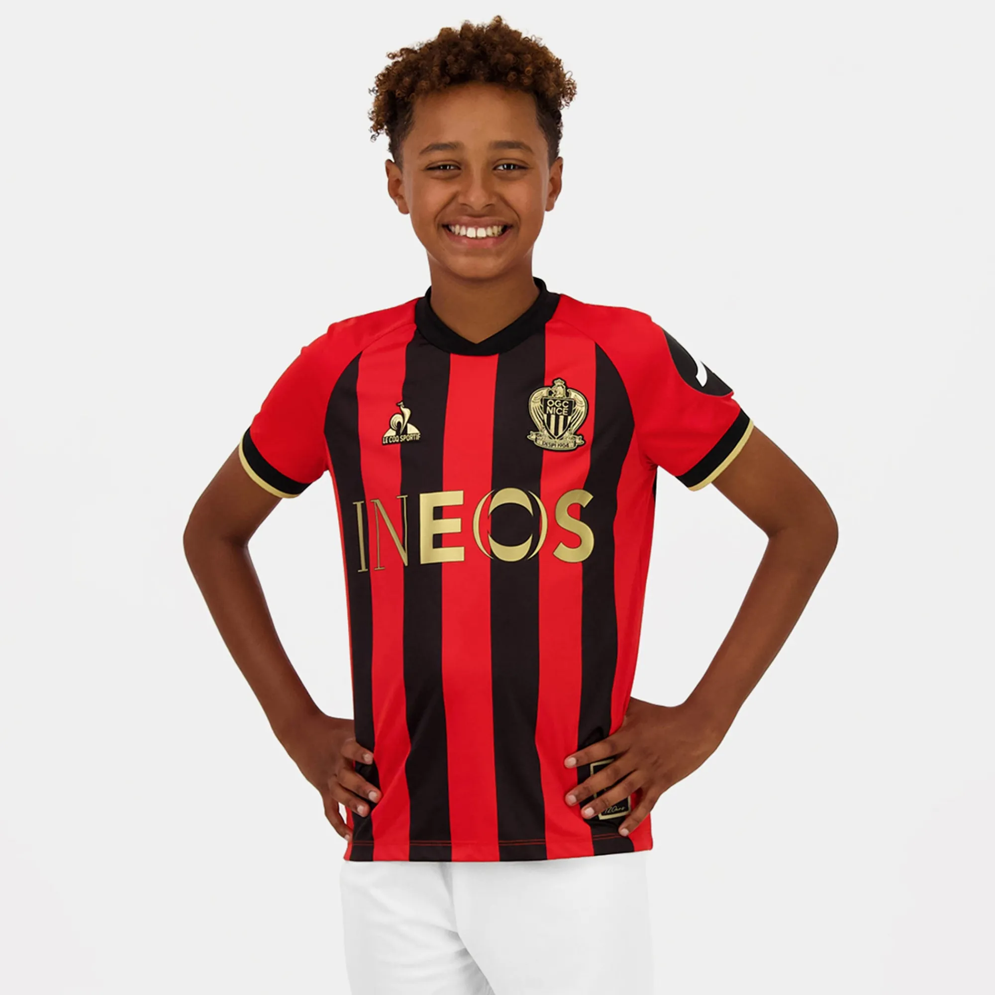 New OGC Nice - Tenue de match Maillot Home officiel Enfant Enfant Football | Football
