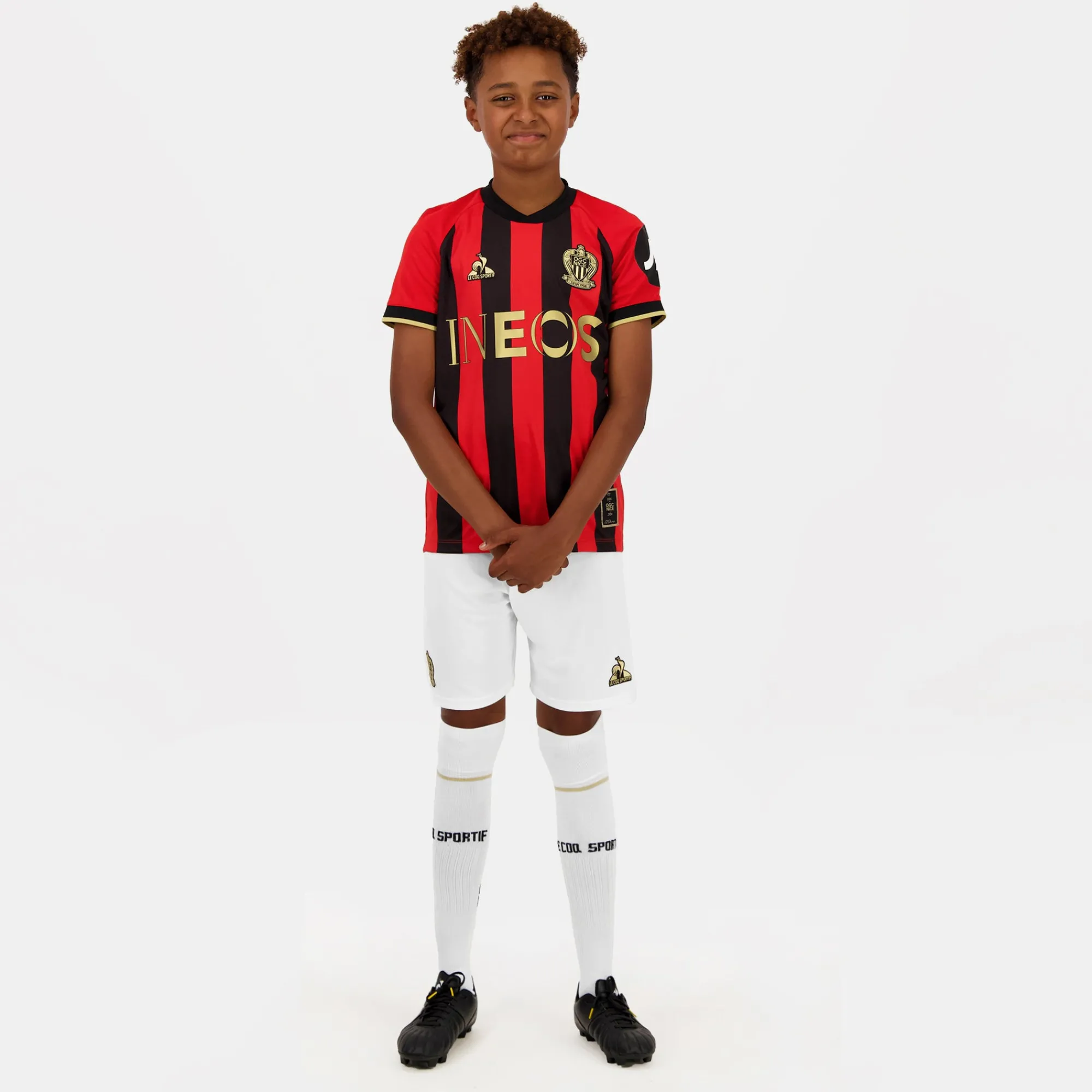New OGC Nice - Tenue de match Maillot Home officiel Enfant Enfant Football | Football