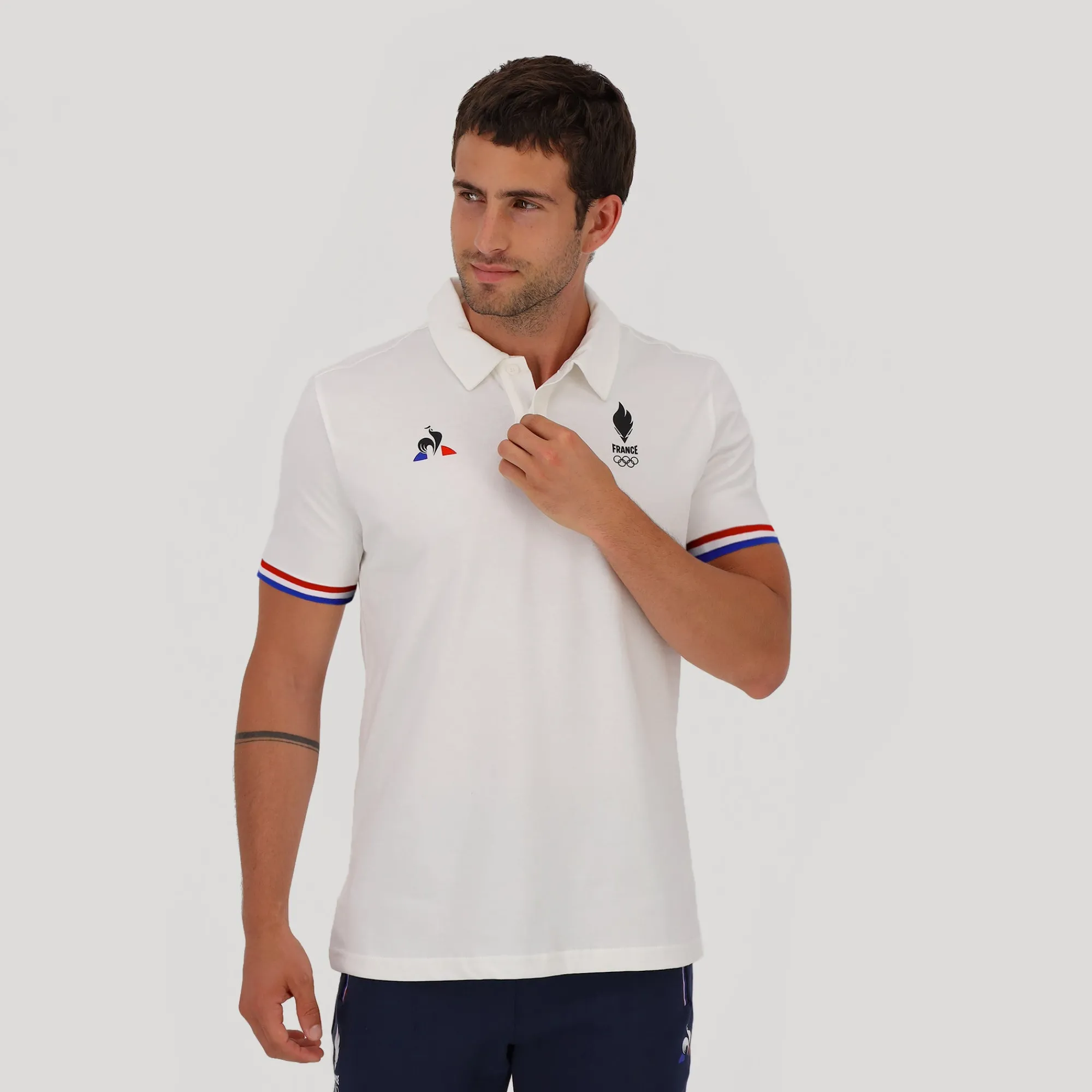Flash Sale Équipe de France Olympique Polo Homme Homme Polos Et Chemises | T-shirts Et Hauts