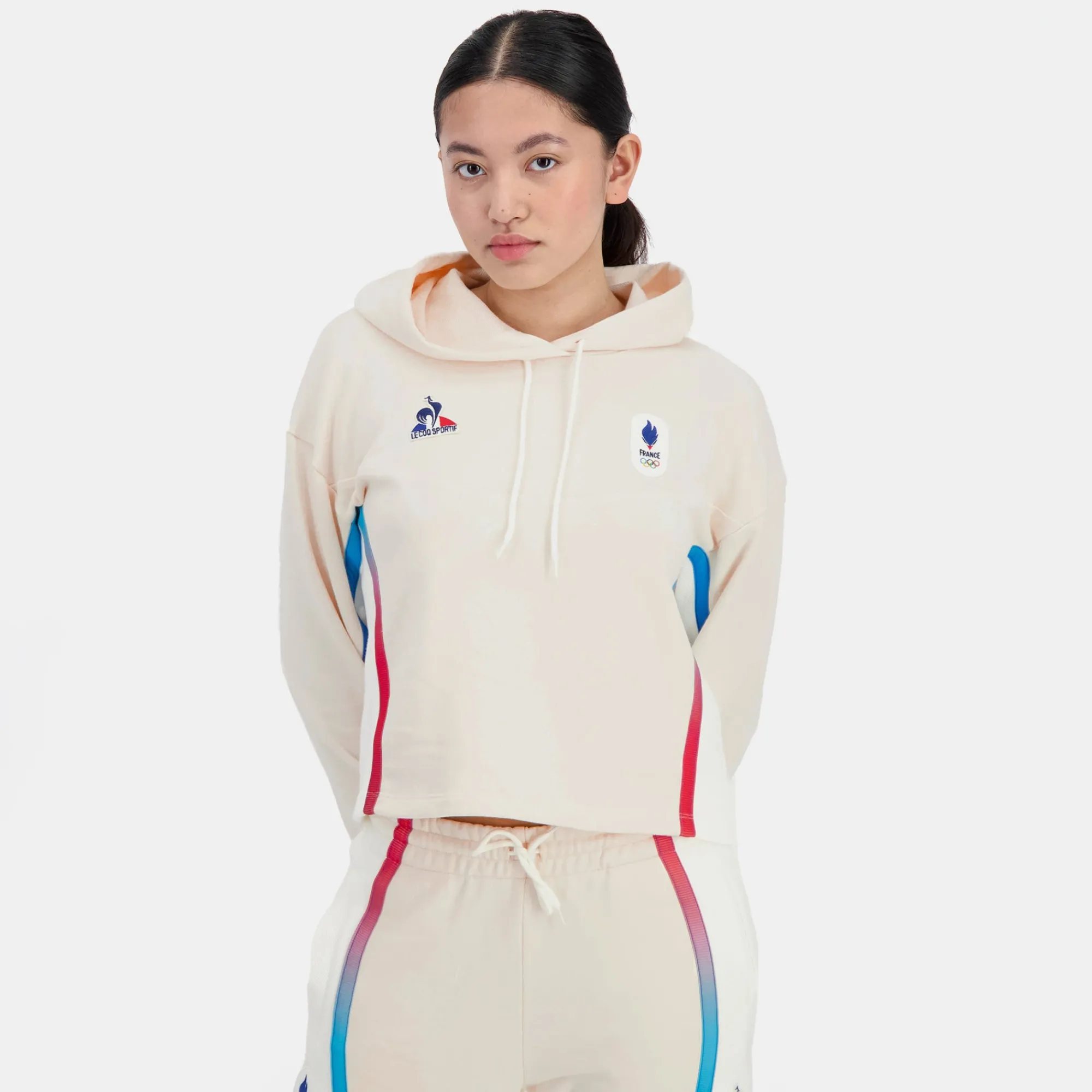 Cheap Équipe de France Olympique | Paris 2024 Sweat à capuche Équipe de France Femme Femme Sweats Et Hoodies
