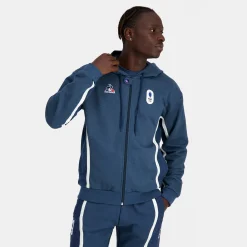 Fashion Équipe de France Olympique | Paris 2024 Sweat zippé à capuche Équipe de France Homme Homme Hoodies | Sweats