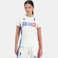 Outlet Équipe de France Olympique | Paris 2024 T-shirt Équipe de France Femme Femme T-shirts, Polos Et Débardeurs