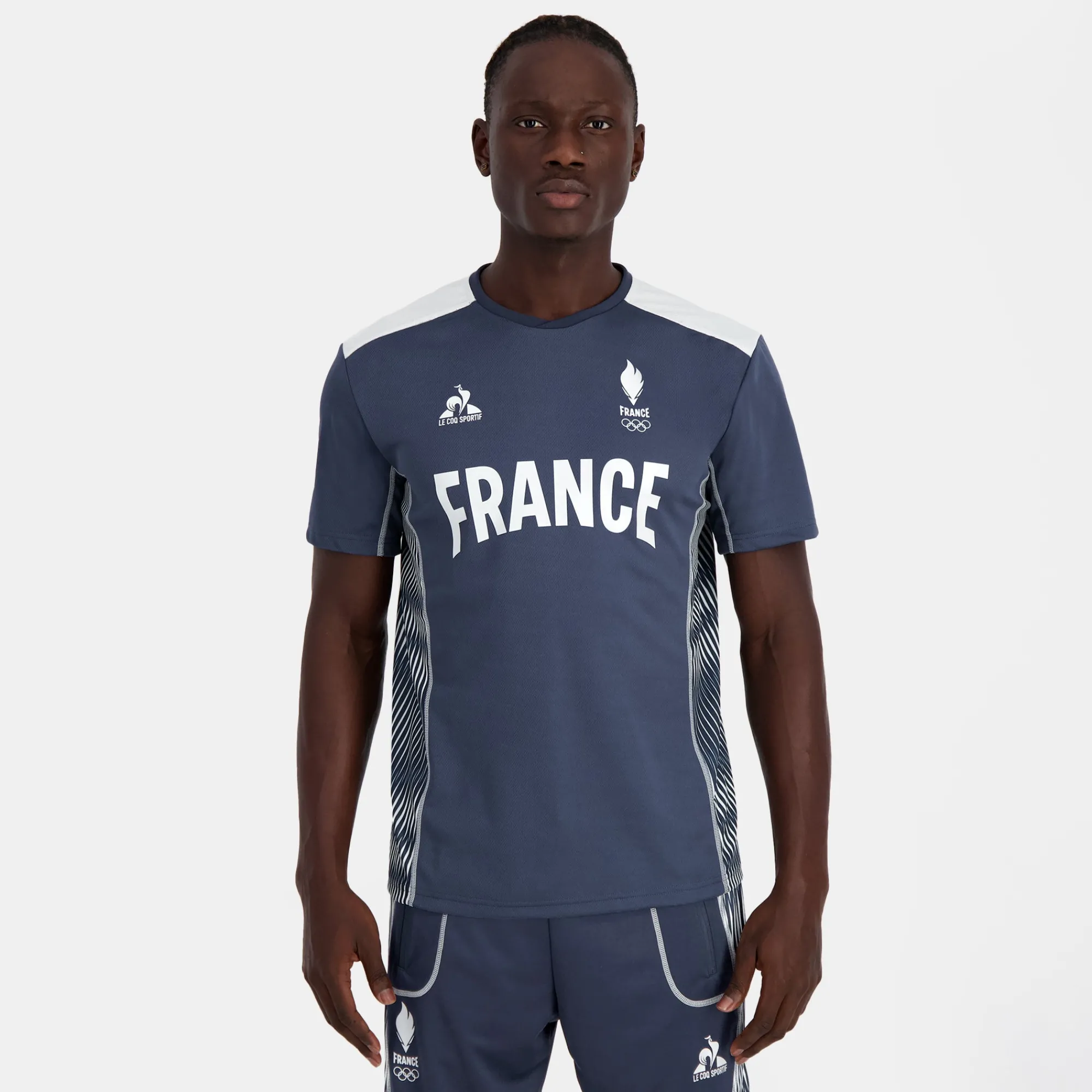 Best Équipe de France Olympique | Paris 2024 Maillot Équipe de France Homme Homme T-shirts Et Hauts