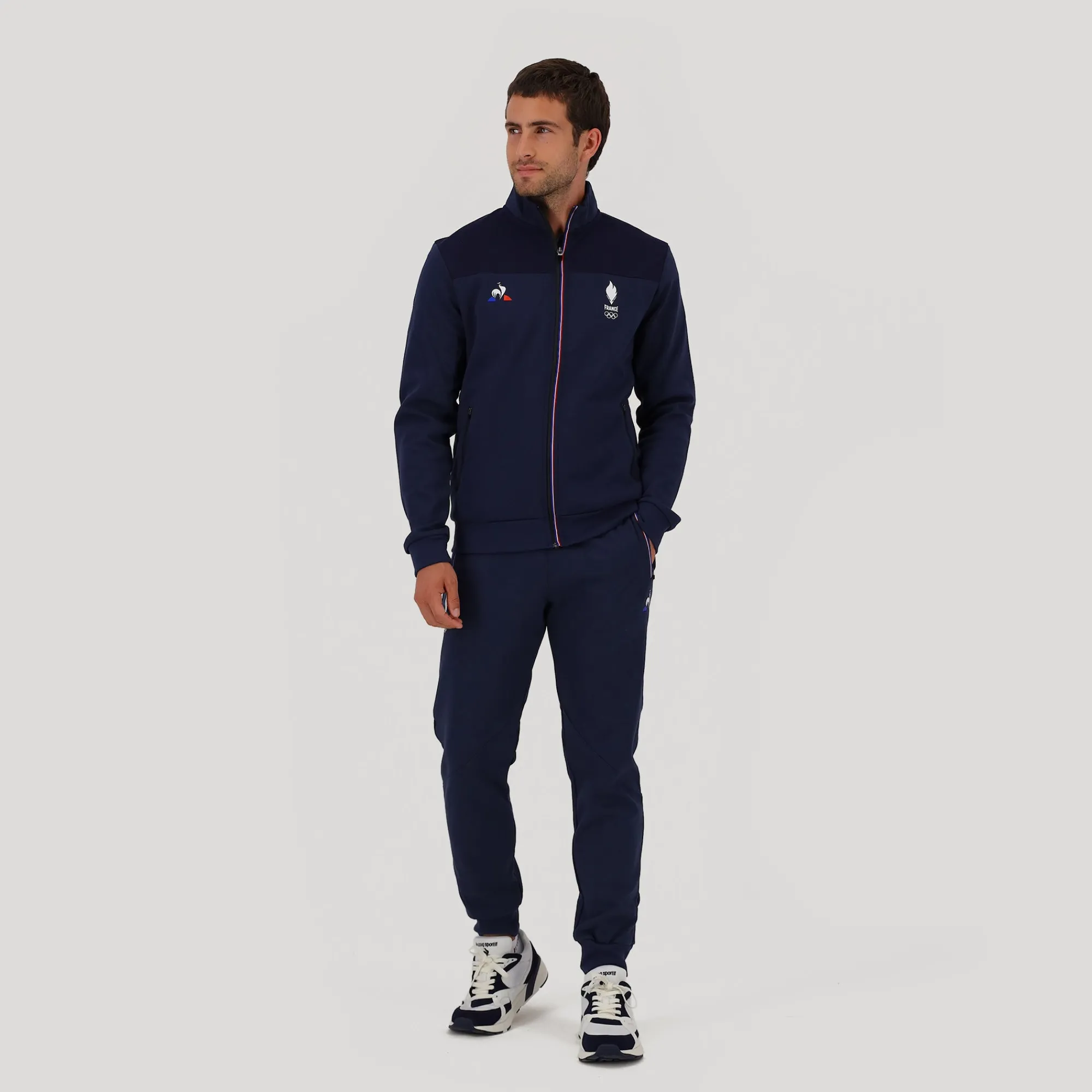 New Équipe de France Olympique Sweat zippé Homme Homme Sweats