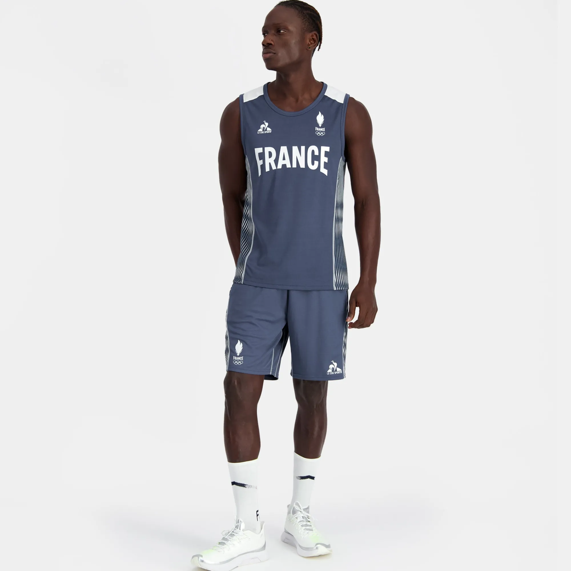 Sale Équipe de France Olympique | Paris 2024 Débardeur Équipe de France Homme Homme T-shirts Et Hauts