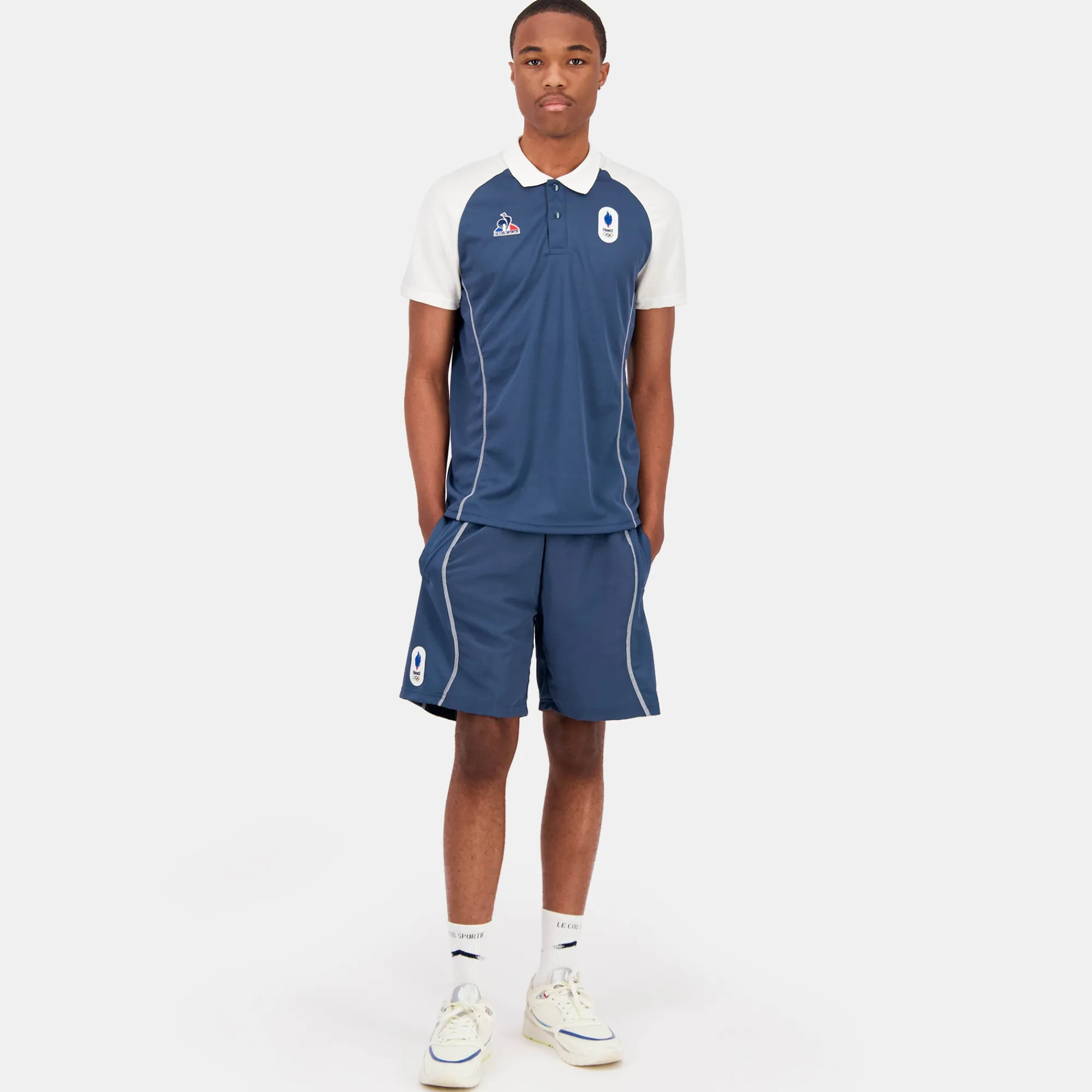 Clearance Équipe de France Olympique | Paris 2024 Polo Équipe de France Homme Homme Polos Et Chemises | T-shirts Et Hauts