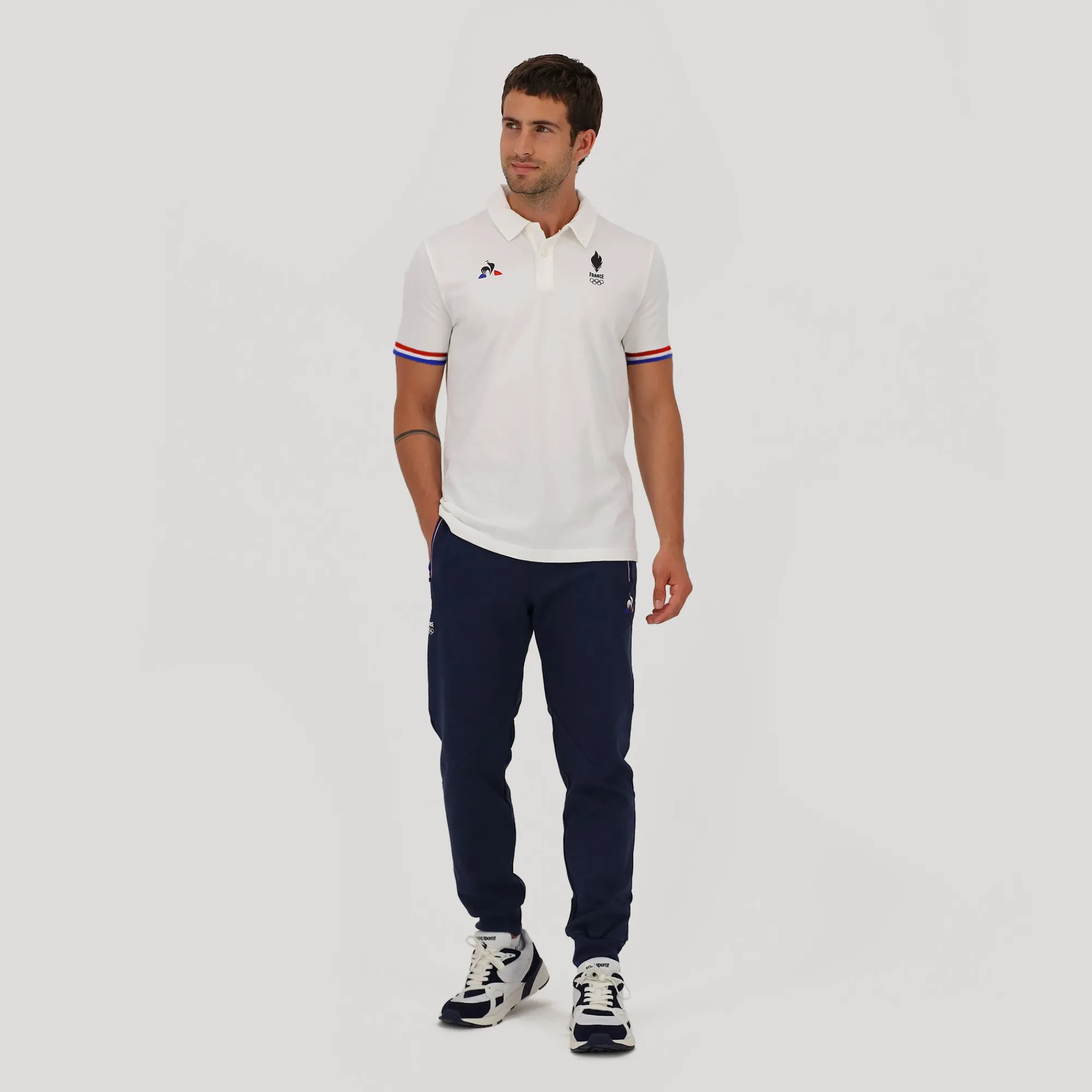 Flash Sale Équipe de France Olympique Polo Homme Homme Polos Et Chemises | T-shirts Et Hauts