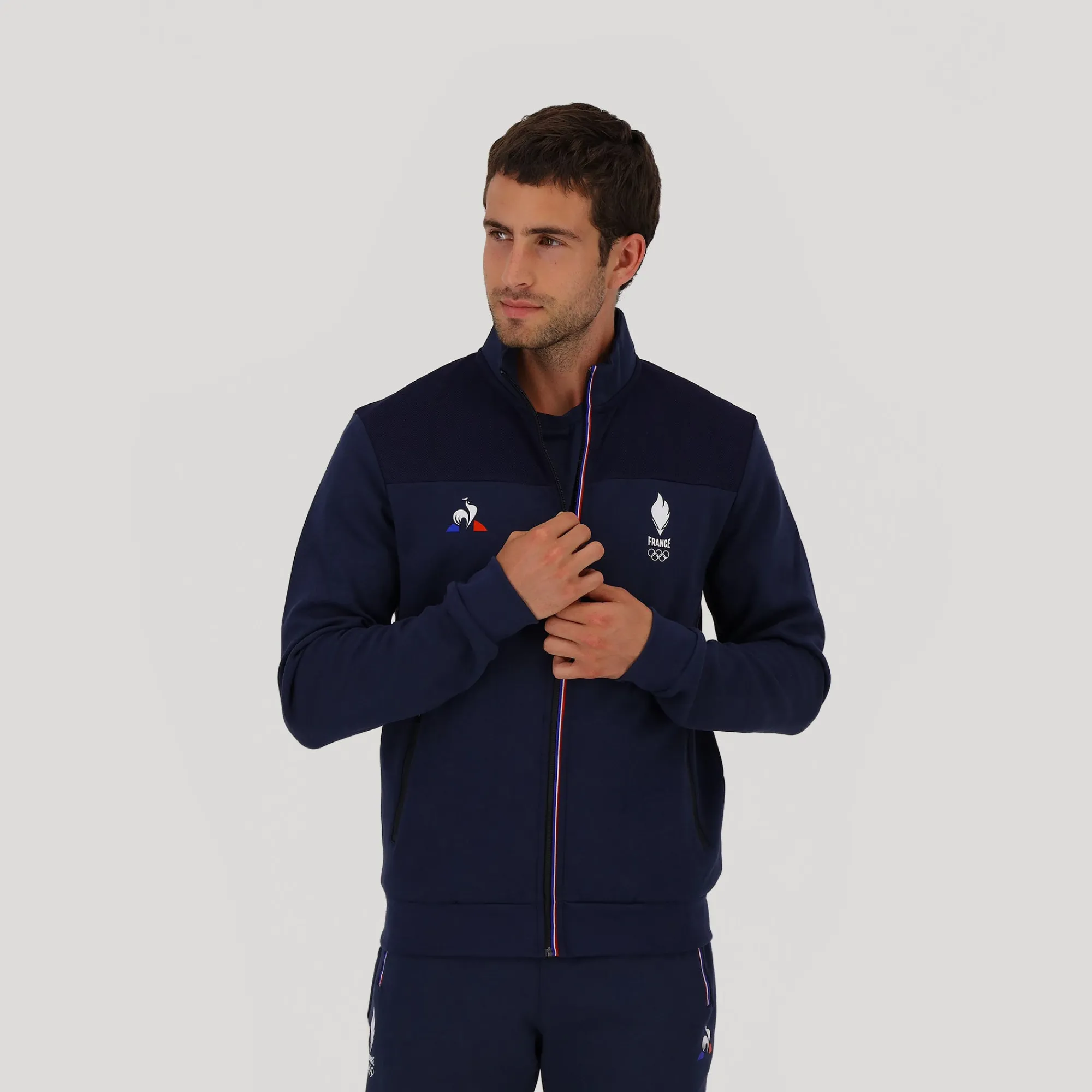 New Équipe de France Olympique Sweat zippé Homme Homme Sweats