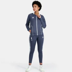 Fashion Équipe de France Olympique | Paris 2024 Veste training polyester Équipe de France Femme Femme Sweats Et Hoodies