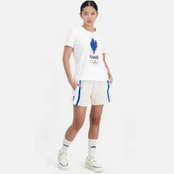 Best Équipe de France Olympique | Paris 2024 Short Équipe de France Femme Femme Pantalons, Joggings Et Shorts