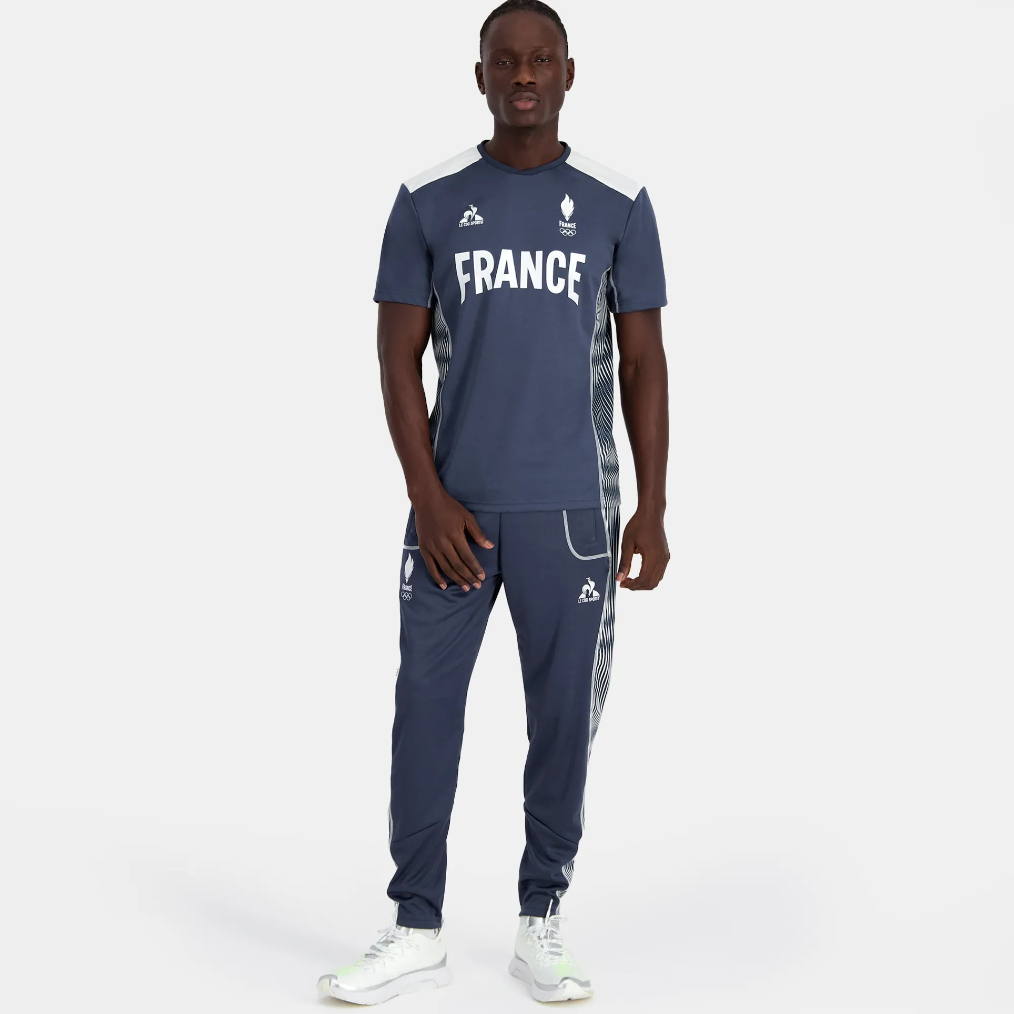 Best Équipe de France Olympique | Paris 2024 Maillot Équipe de France Homme Homme T-shirts Et Hauts