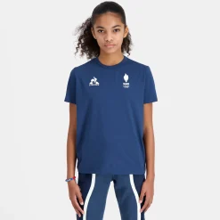 Discount Équipe de France Olympique | Paris 2024 T-shirt Équipe de France Enfant Enfant T-shirts