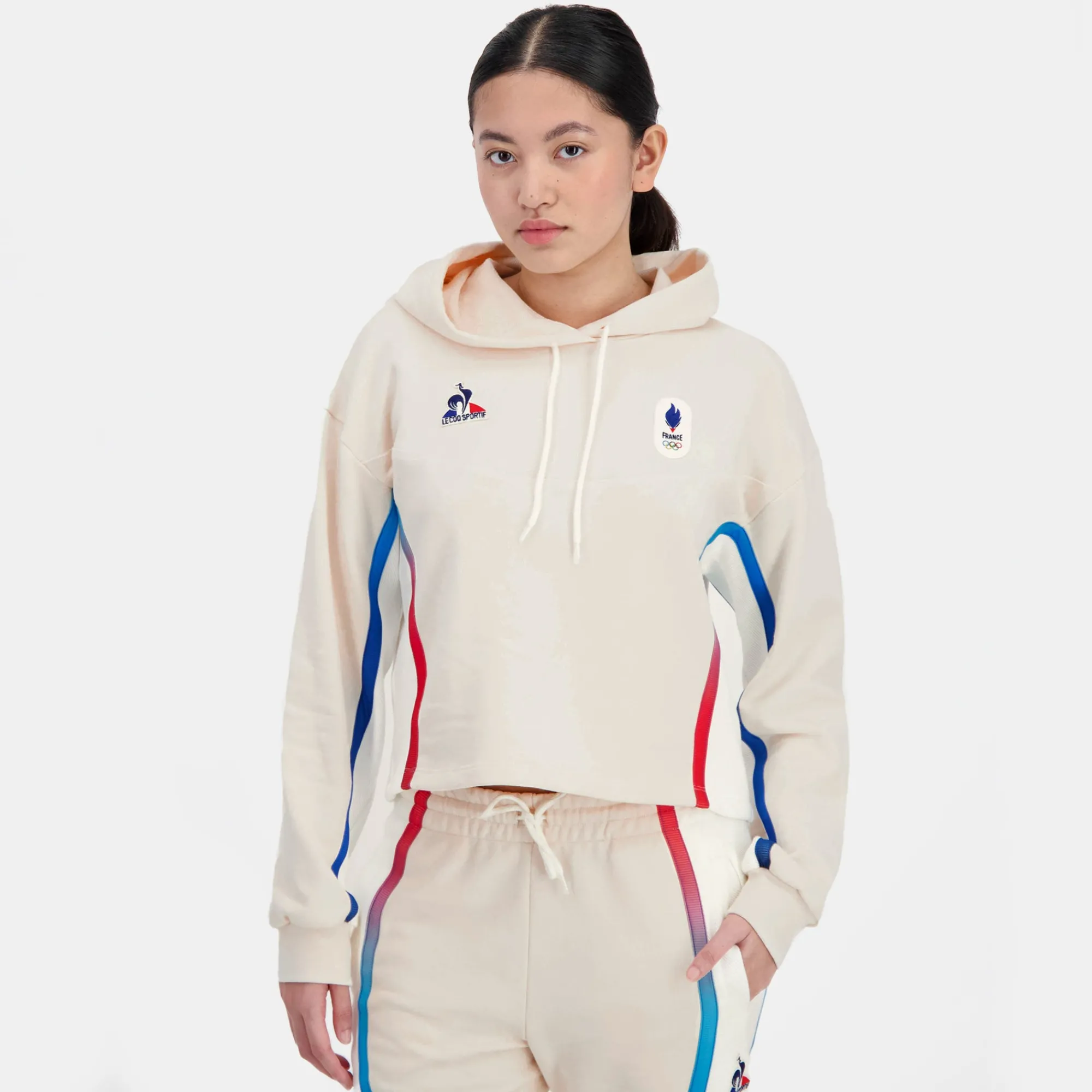 Cheap Équipe de France Olympique | Paris 2024 Sweat à capuche Équipe de France Femme Femme Sweats Et Hoodies