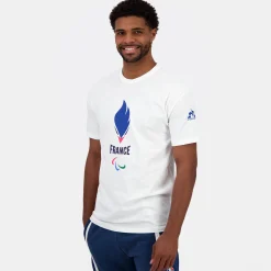 Sale Équipe de France Paralympique Paris 2024 T-shirt Équipe de France Homme Homme T-shirts Et Hauts