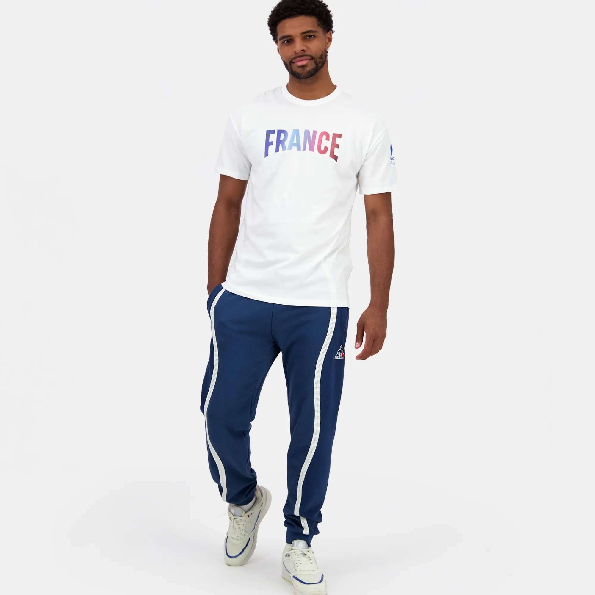 Cheap Équipe de France Paralympique Paris 2024 T-shirt Équipe de France Homme Homme T-shirts Et Hauts